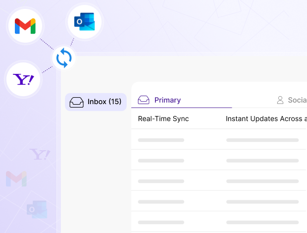 Sincronizacao com provedores de email