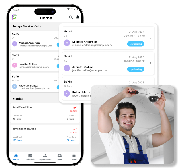 Mobile App for Field Service Teams