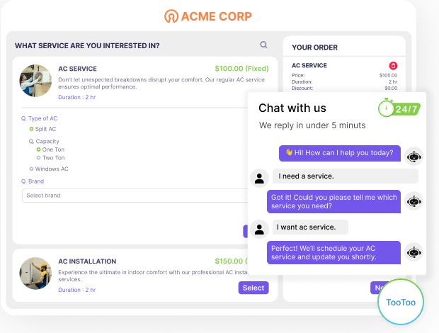 Effortless Booking Experience
