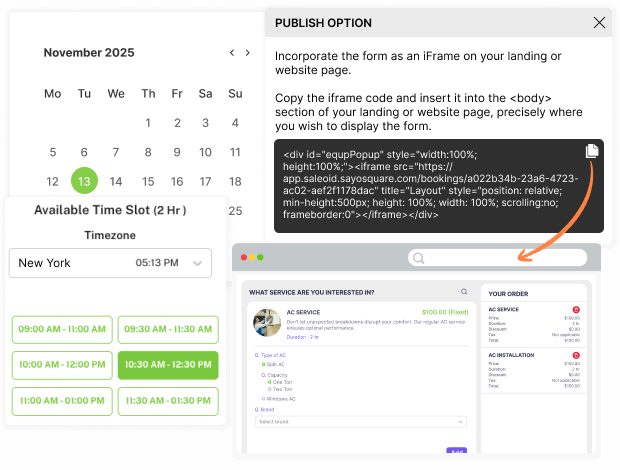 Integrate Booking Widgets into Your Website